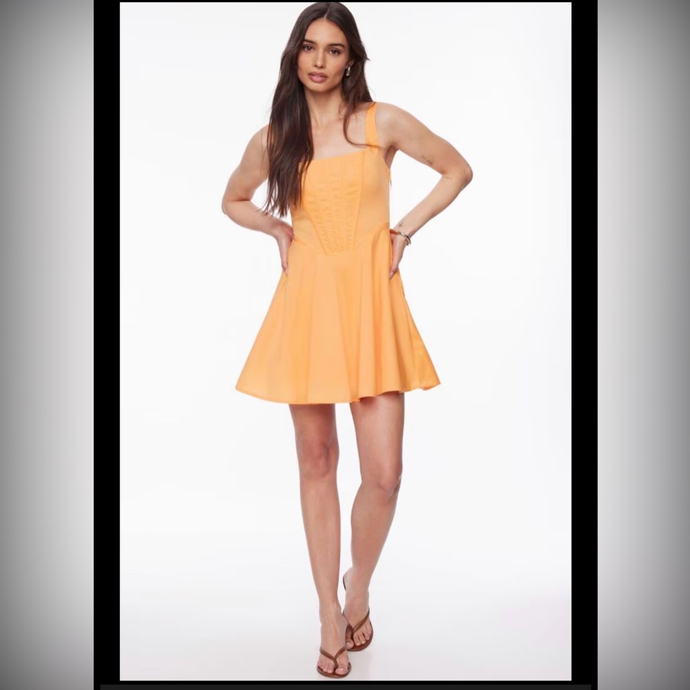 Tangerine Corset Dress